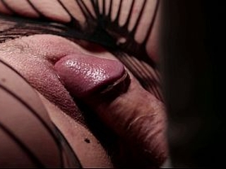 Ultra closeup pussy cumshot. Mary and Vlad.